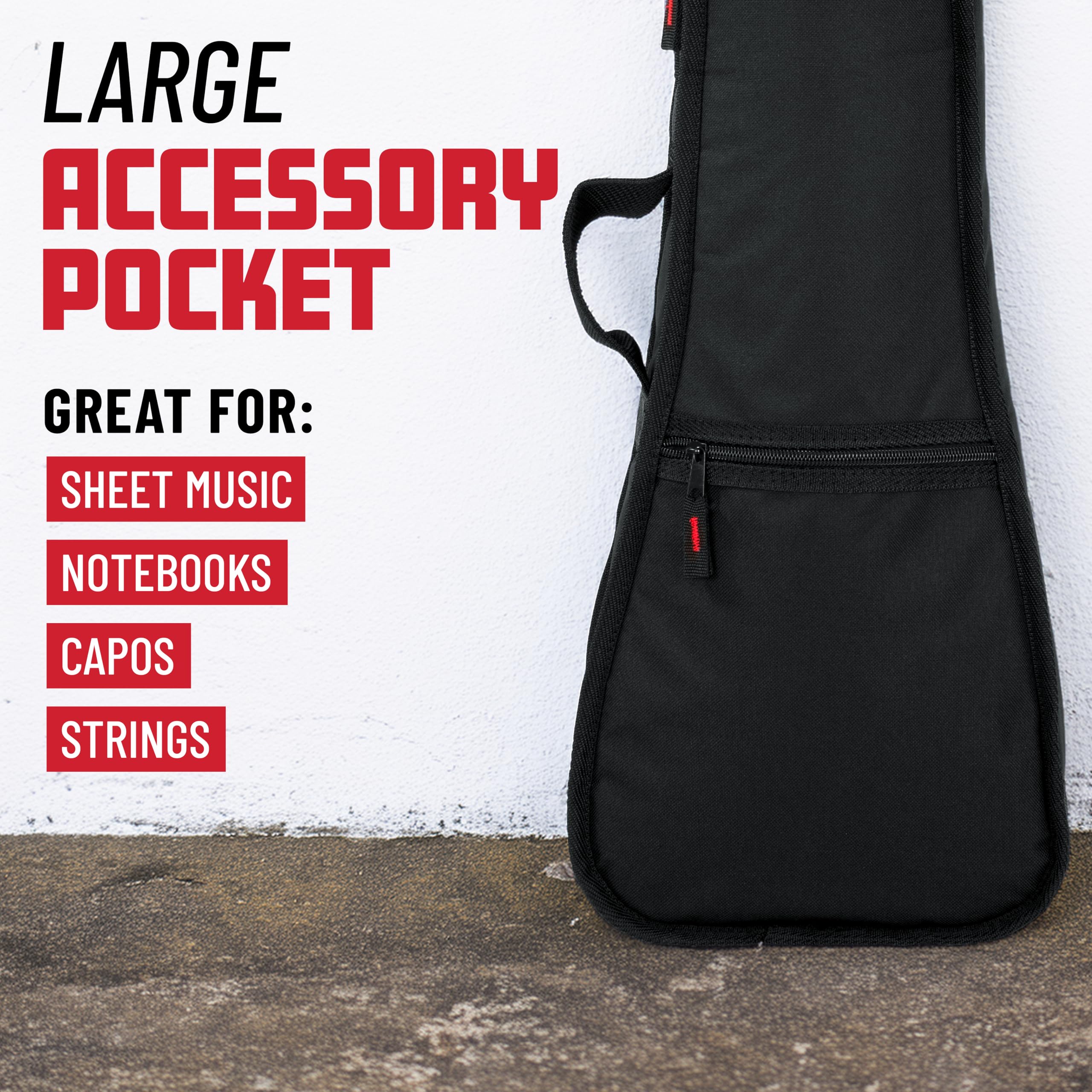 Foto 4 pulgar | Funda Para Ukelele De Concierto Con Forma De Cocodrilo, Acolchada Con Espuma, Gbe-uke-con - Venta Internacional.