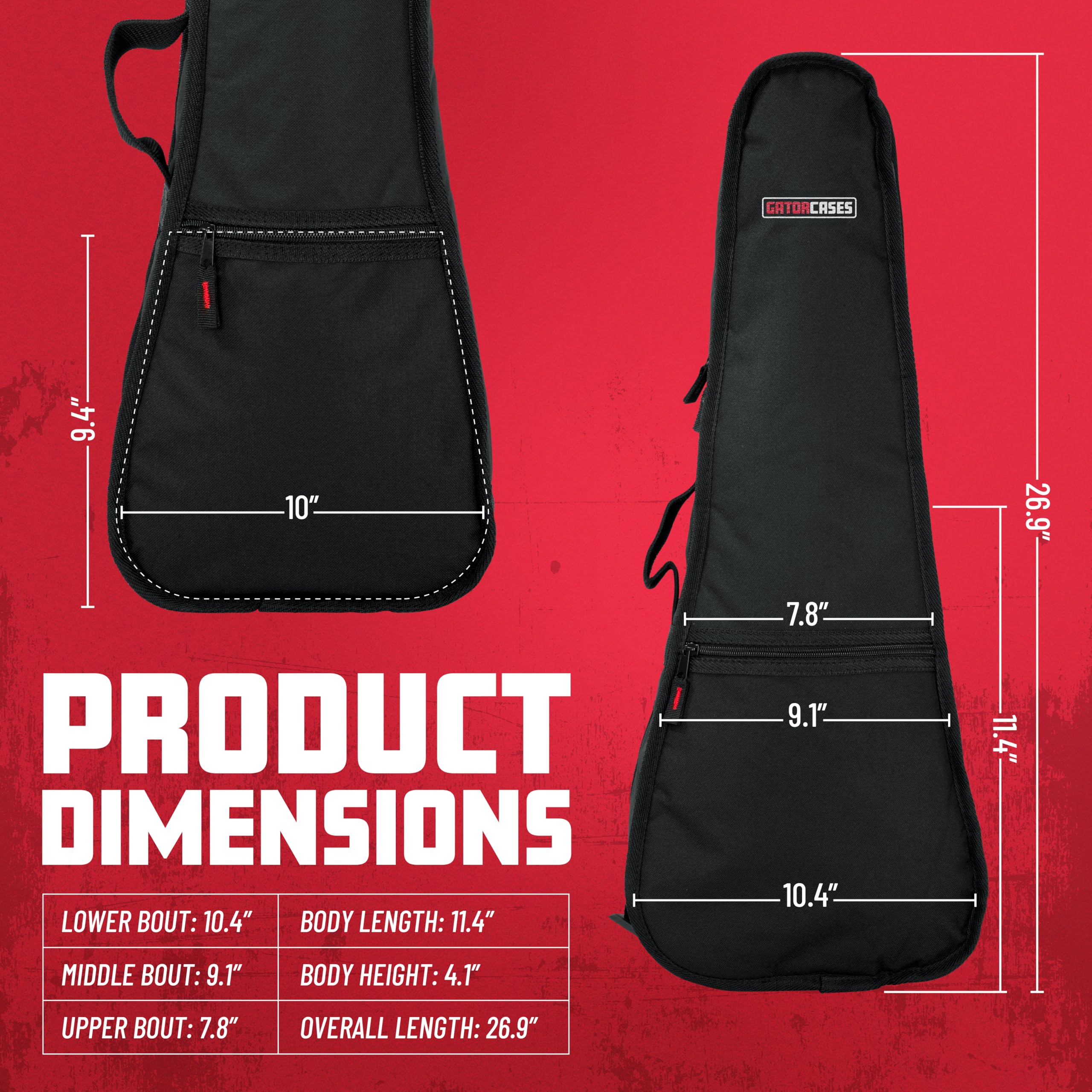 Foto 7 pulgar | Gig Bag Gator Economy Para Ukelele Tenor - Venta Internacional.