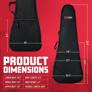 Foto 6 | Gig Bag Gator Economy Para Ukelele Tenor - Venta Internacional.