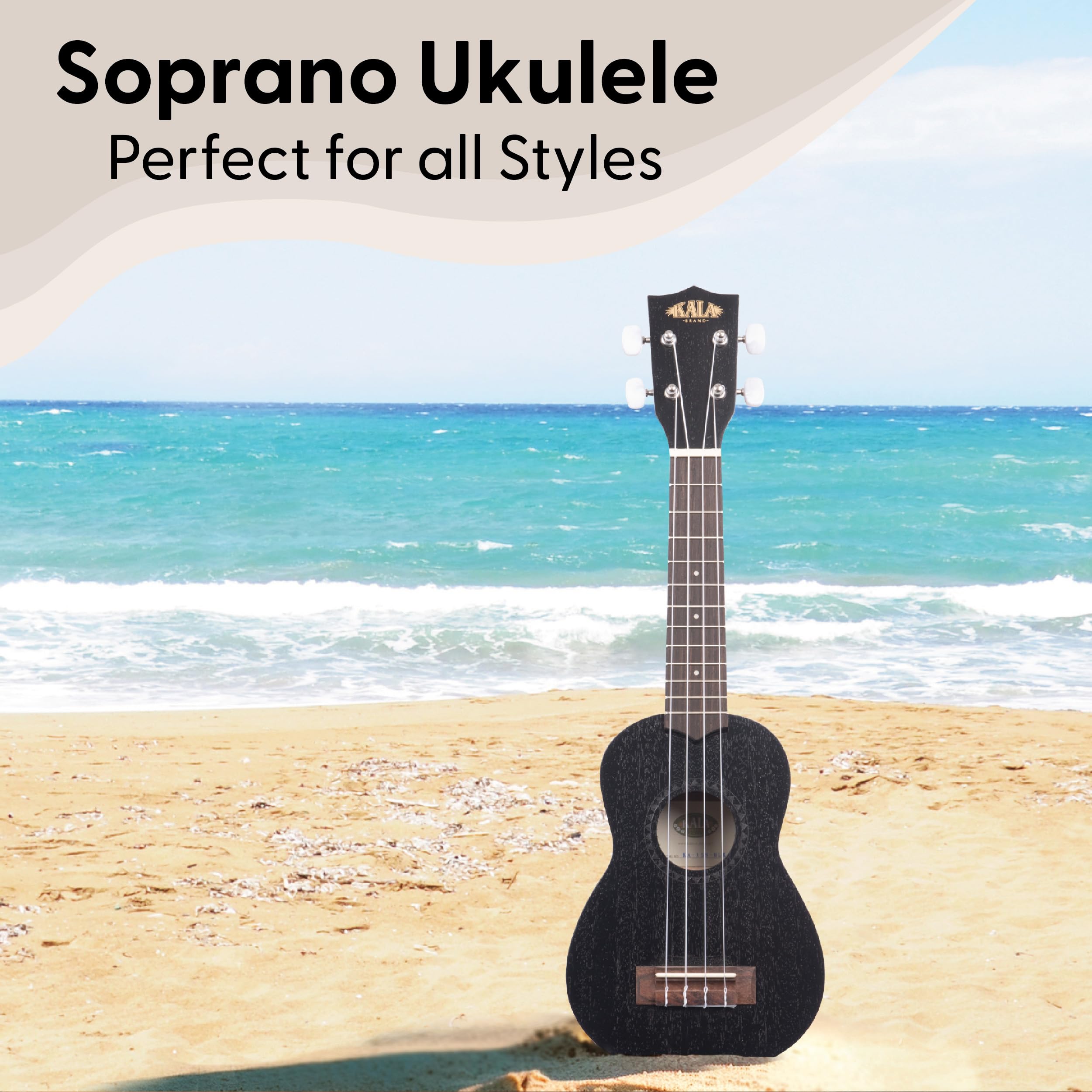 Foto 3 pulgar | Ukelele Kala Brand Music Co.  4 Cuerdas  Color Caoba Negro Con Aquila - Venta Internacional.