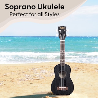 Foto 2 | Ukelele Kala Brand Music Co. 4 Cuerdas Color Caoba Negro Con Aquila - Venta Internacional.