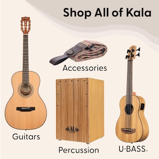 Foto 7 | Ukelele Kala Brand Music Co. 4 Cuerdas Color Caoba Negro Con Aquila - Venta Internacional.