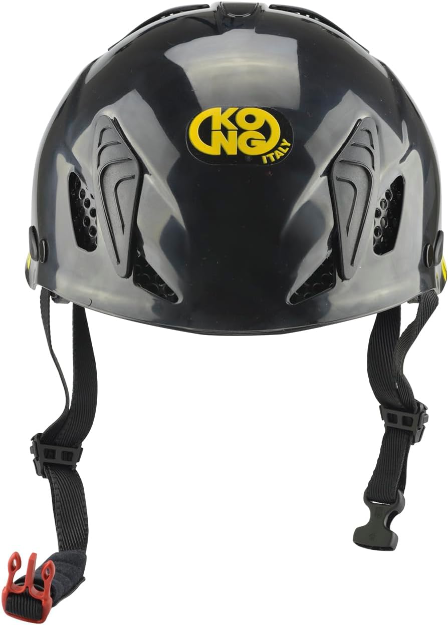 Casco Para Escalada  ''kong'' Carcasa En Abs Ultrarresistente Regulación Rápida De La Talla Con Sistema De Rue