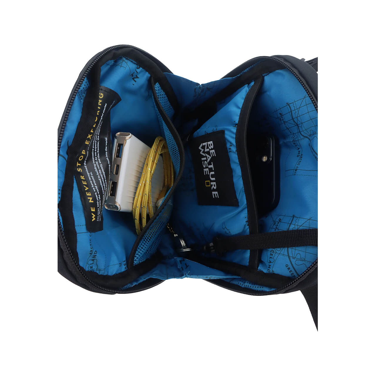 Foto 9 pulgar | Bolso Bandolera National Geographic N27904.49, Azul, All Rounder 3.5 L, Con Sistema De Bloqueo Para Tc/td Rfid