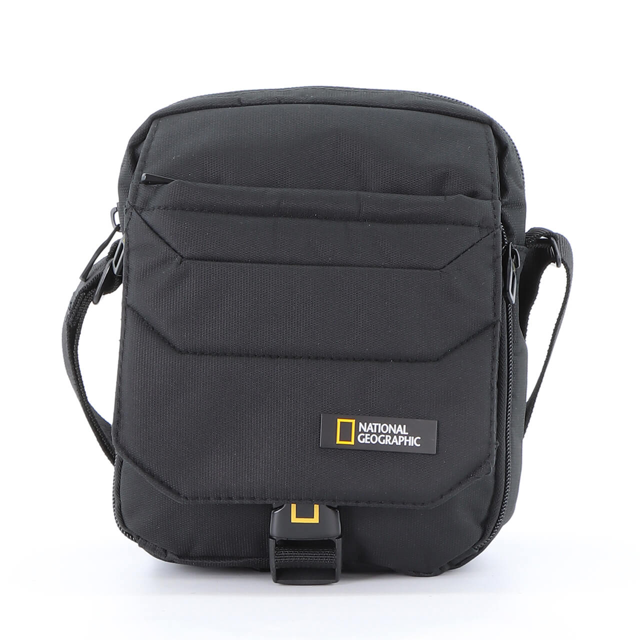 Bolso De Viaje National Geographic N00703.06, Negro, Pro 3 L, Resistente Al Agua Con Bolsa Frontal Expandible