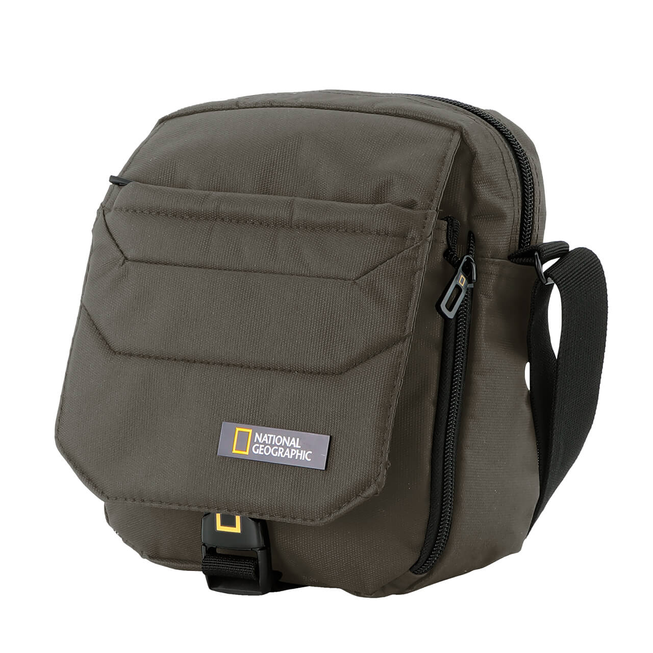 Bolso De Viaje National Geographic N00703.11, Café Olivo, Pro 3 L, Resistente Al Agua Con Bolsa Frontal Expandible