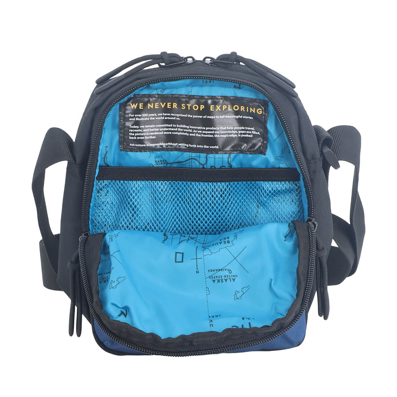 Foto 7 | Bolso De Viaje National Geographic N27902.49, Azul, All Rounder 3 L, Con Sistema De Bloqueo Para Tc/td Rfid