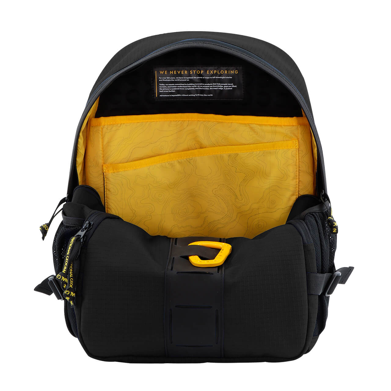 Foto 7 pulgar | Mochila National Geographic N21215.06, Negro, Explorer Iii 17 L, Con Sistema De Bloqueo Para Tc/td Rfid