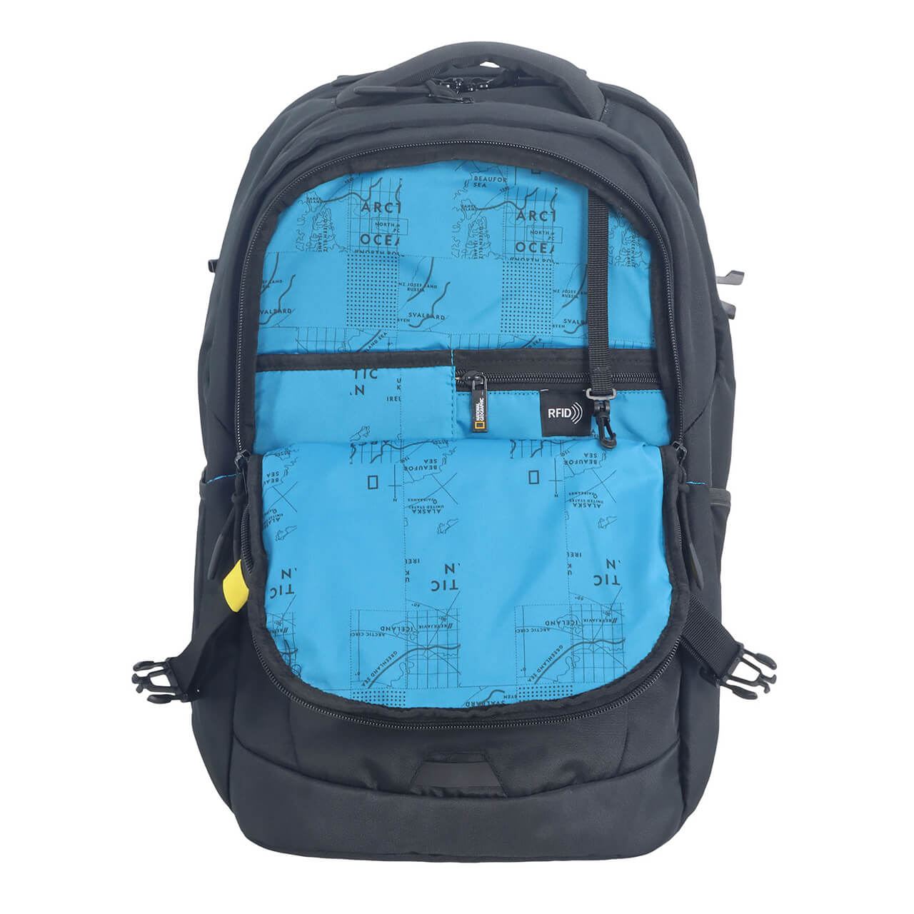 Foto 8 pulgar | Mochila National Geographic N27905.06, Negro, All Rounder 27 L, Con Sistema De Bloqueo Para Tc/td Rfid