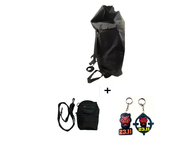 Foto 3 pulgar | Saco Xtellar De Avio Militar Mochila Costal Sickpack +pouch +llavero