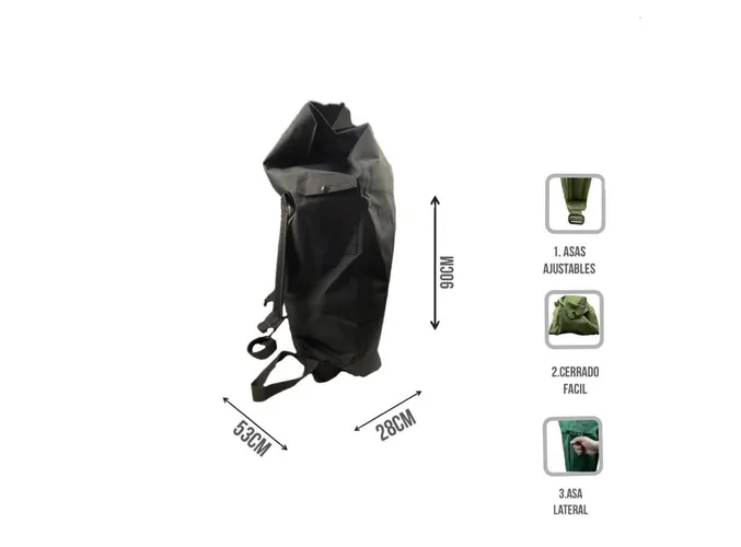 Foto 4 pulgar | Saco Xtellar De Avio Militar Mochila Costal Sickpack +pouch +llavero