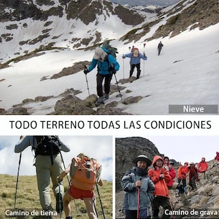 Foto 3 | 2 Piezas Bastón Belug De Senderismo Negro