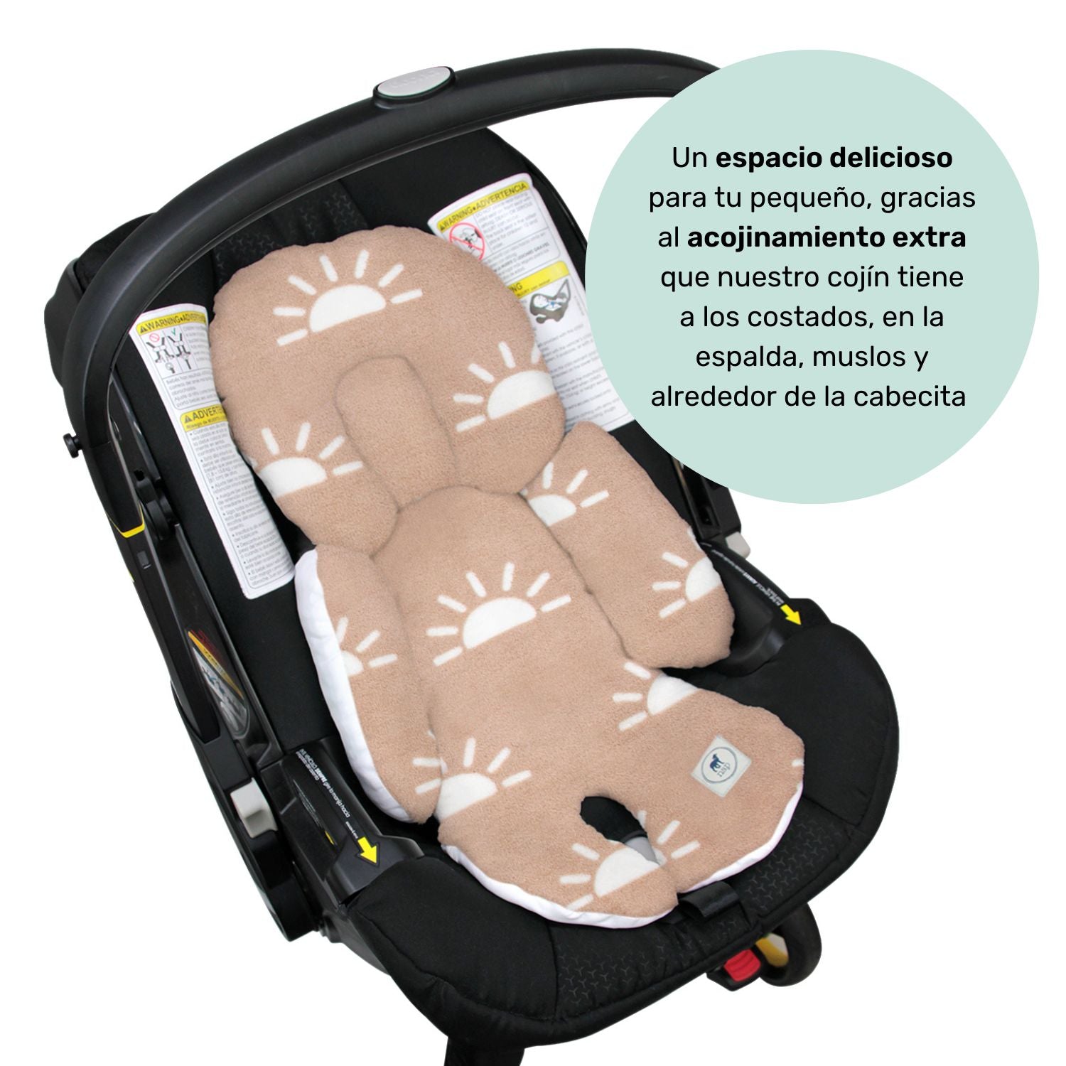 Foto 4 pulgar | Cojín Posicionador Nap CP450 color Beige - Solecitos