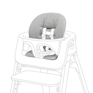 Foto 1 | Set Para Bebé Cushion Stokke Steps, Cómodo Algodón, Gris Nórdico - Venta Internacional.
