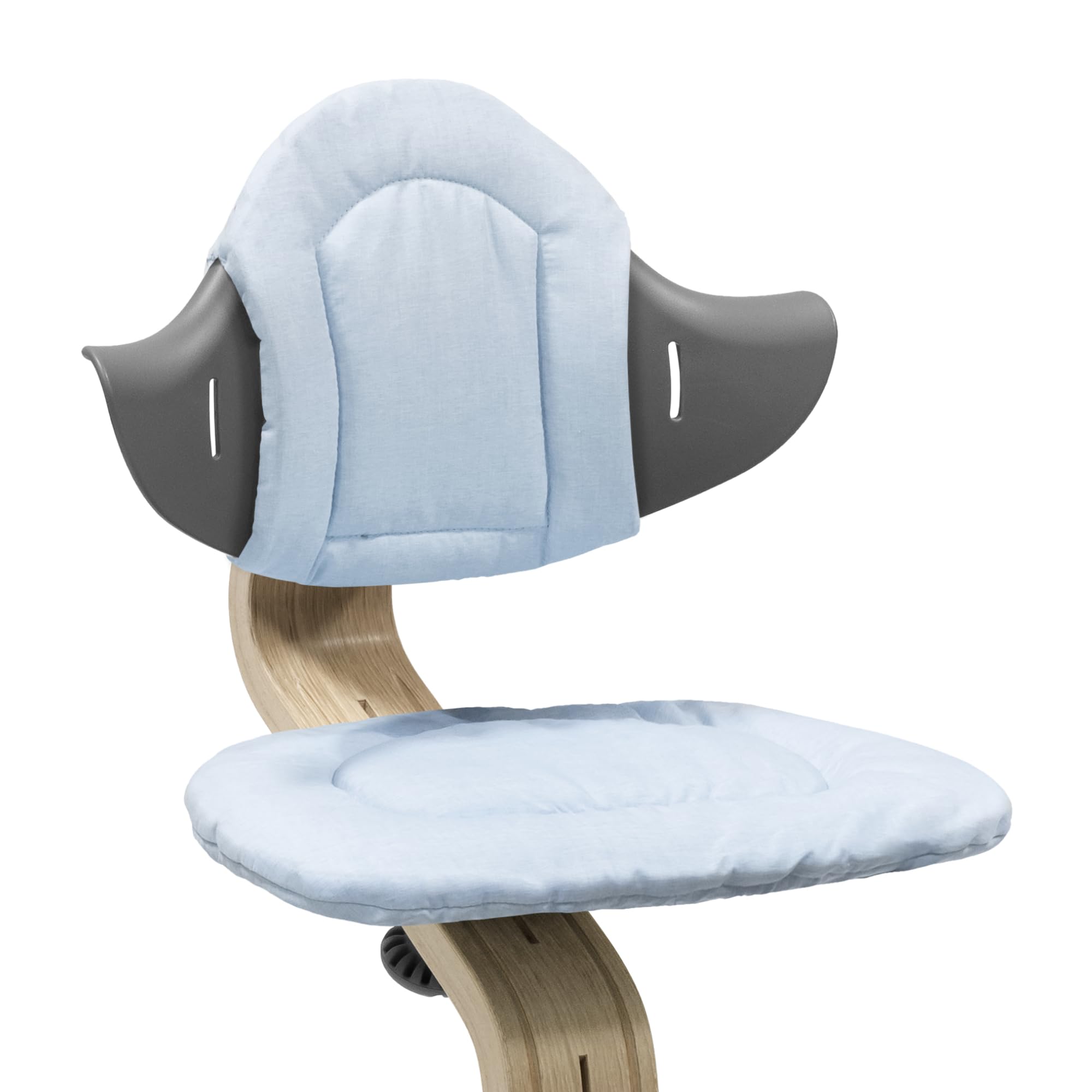 Foto 2 pulgar | Cojín Stokke Nomi Gris Y Azul Reversible, Lavable A Máquina - Venta Internacional.