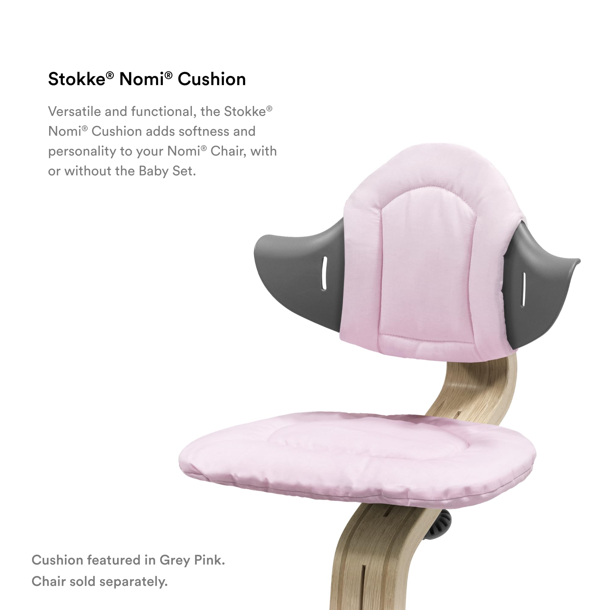 Foto 4 pulgar | Cojín Stokke Nomi Gris Y Azul Reversible, Lavable A Máquina - Venta Internacional.