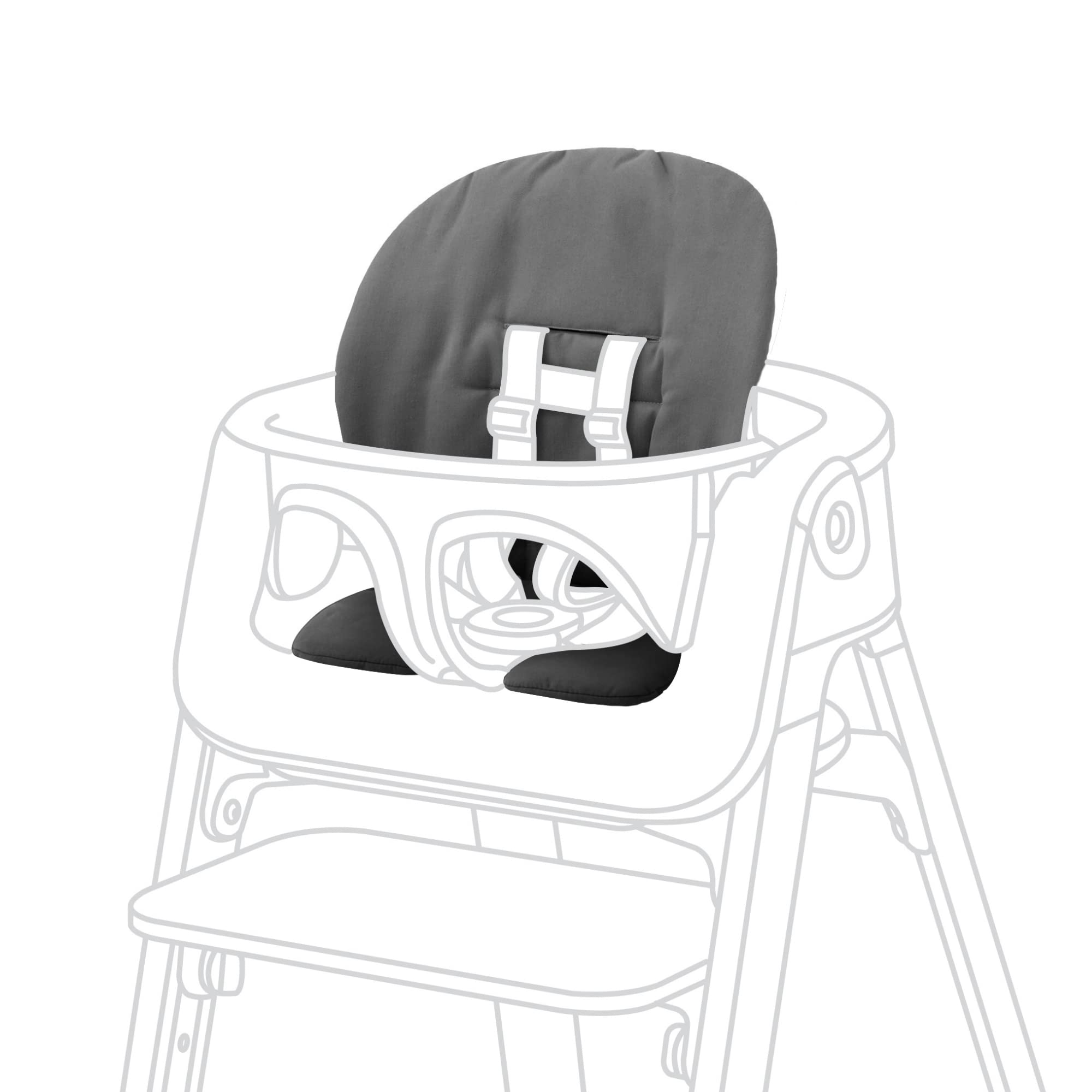 Set Para Bebé Cushion Stokke Steps De Algodón Gris Espiga - Venta Internacional.