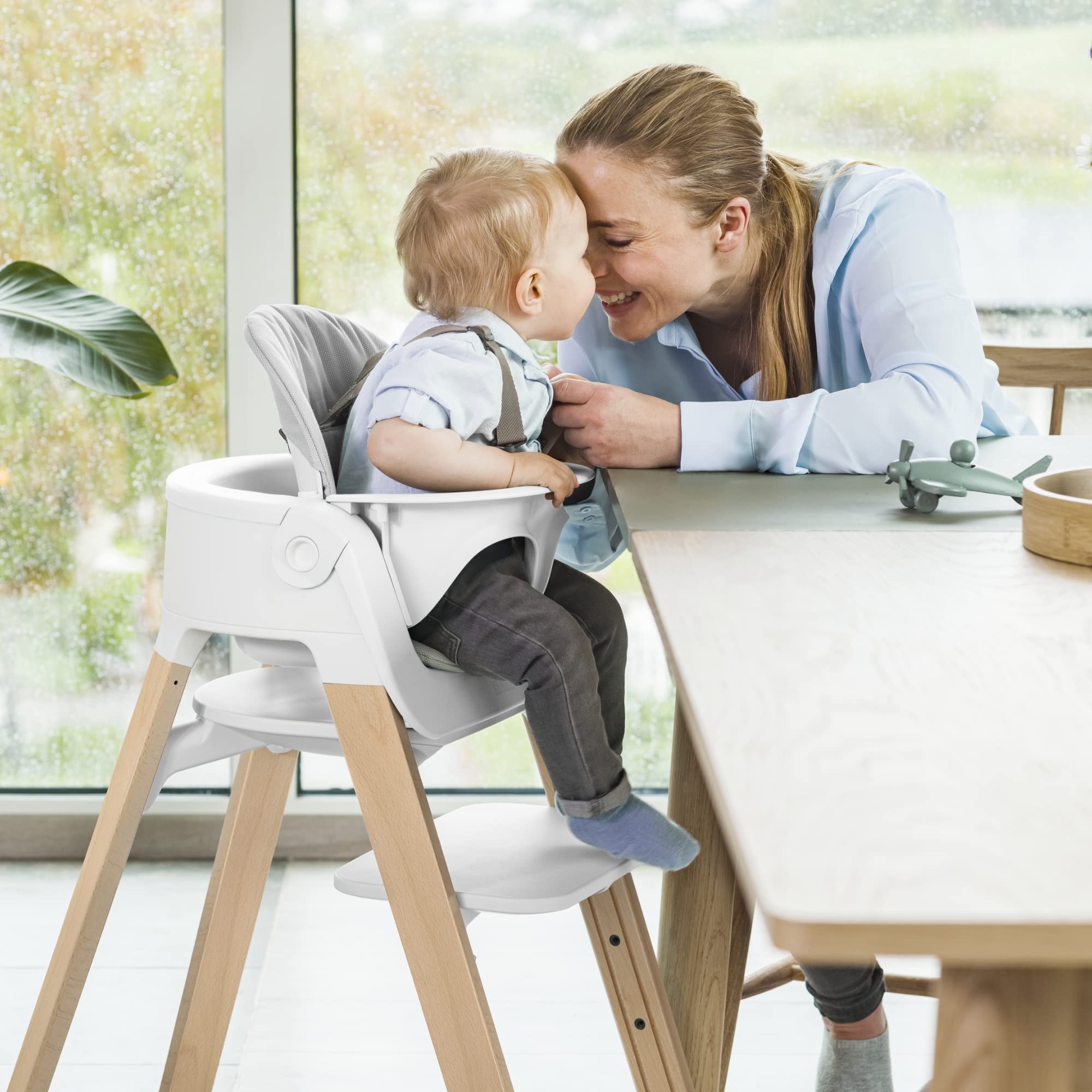 Foto 5 | Set Para Bebé Cushion Stokke Steps De Algodón Gris Espiga - Venta Internacional.