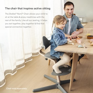 Foto 4 | Cojín Stokke Nomi Nordic Grey Sand Para Silla Y Trona - Venta Internacional.
