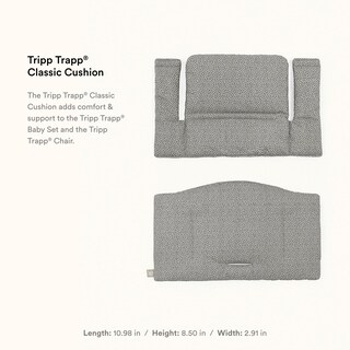 Foto 3 | Cojín Para Stokke Tripp Trapp Classic Dots Grey - Venta Internacional.