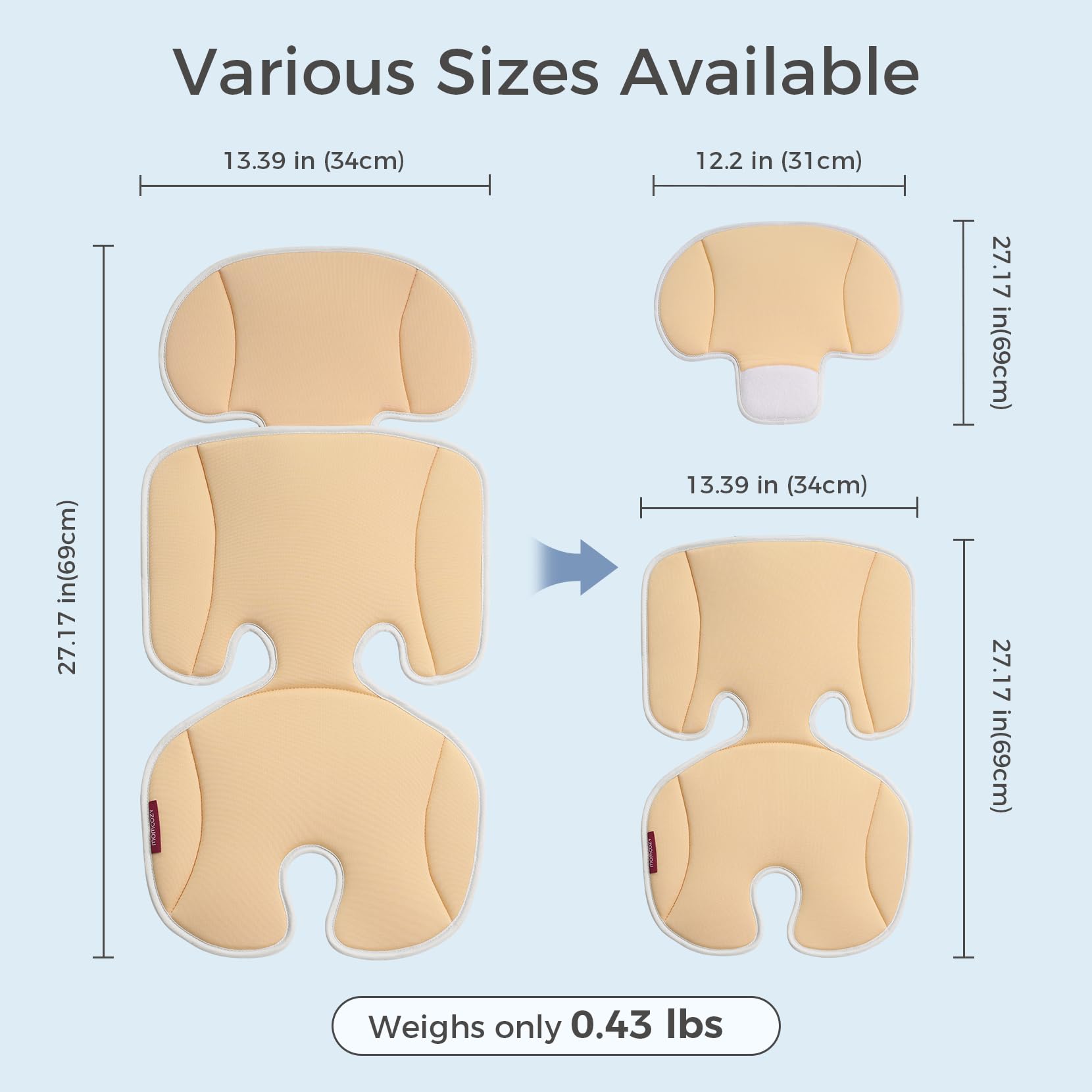 Foto 5 pulgar | Cooling Pad Momcozy Stroller Universal Soft Cooler Liner - Venta Internacional.