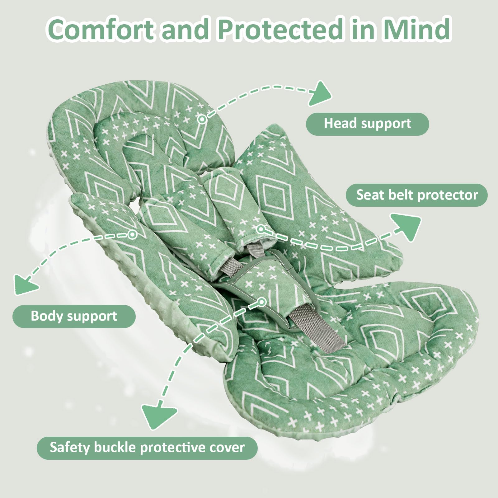 Foto 4 pulgar | Soporte para Autoasiento Tanofar Verde-Venta Internacional