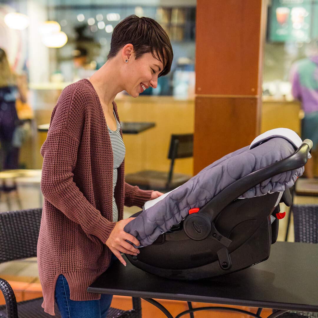 Foto 5 pulgar | Funda De Asiento De Coche Para Bebés, Acogedora, Gris, Resistente A La Intemperie - Venta Internacional.