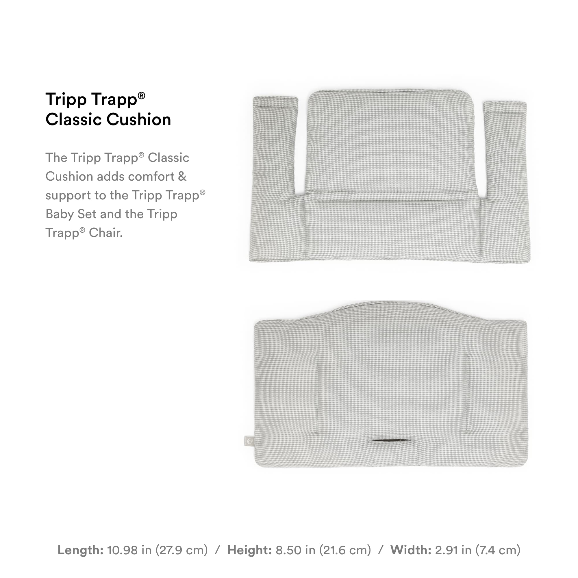 Foto 3 | Cojín Stokke Tripp Trapp Classic Nordic Grey - Venta Internacional.