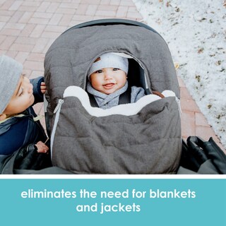 Foto 3 | Funda De Asiento De Coche Para Bebé De Invierno Jj Cole Heather Grey - Venta Internacional.