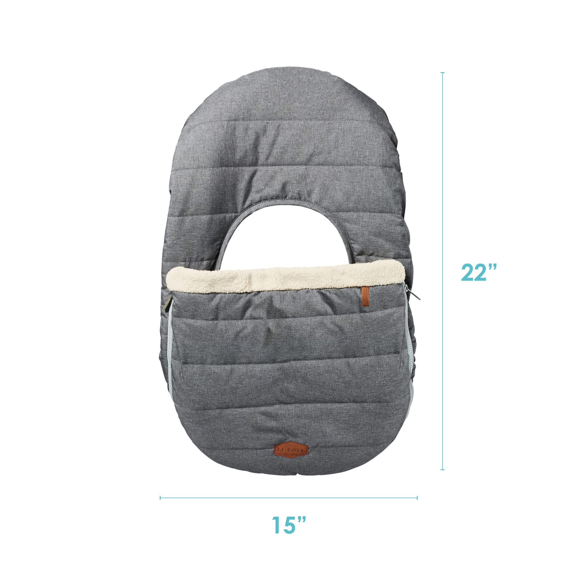 Foto 7 pulgar | Funda De Asiento De Coche Para Bebé De Invierno Jj Cole Heather Grey - Venta Internacional.