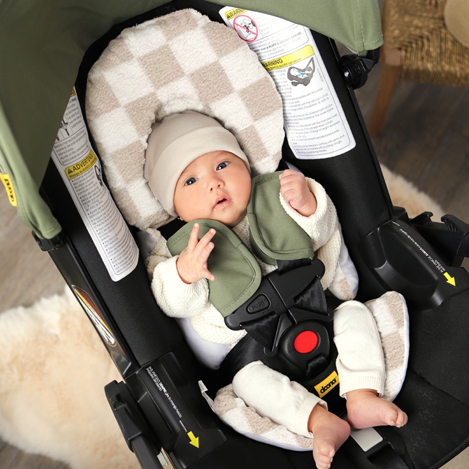 Foto 6 pulgar | Cojín Posicionador Nap Baby Para El Porta Bebé O Cojin Antireflujo Para Carreola O Autoasiento - Cuadritos