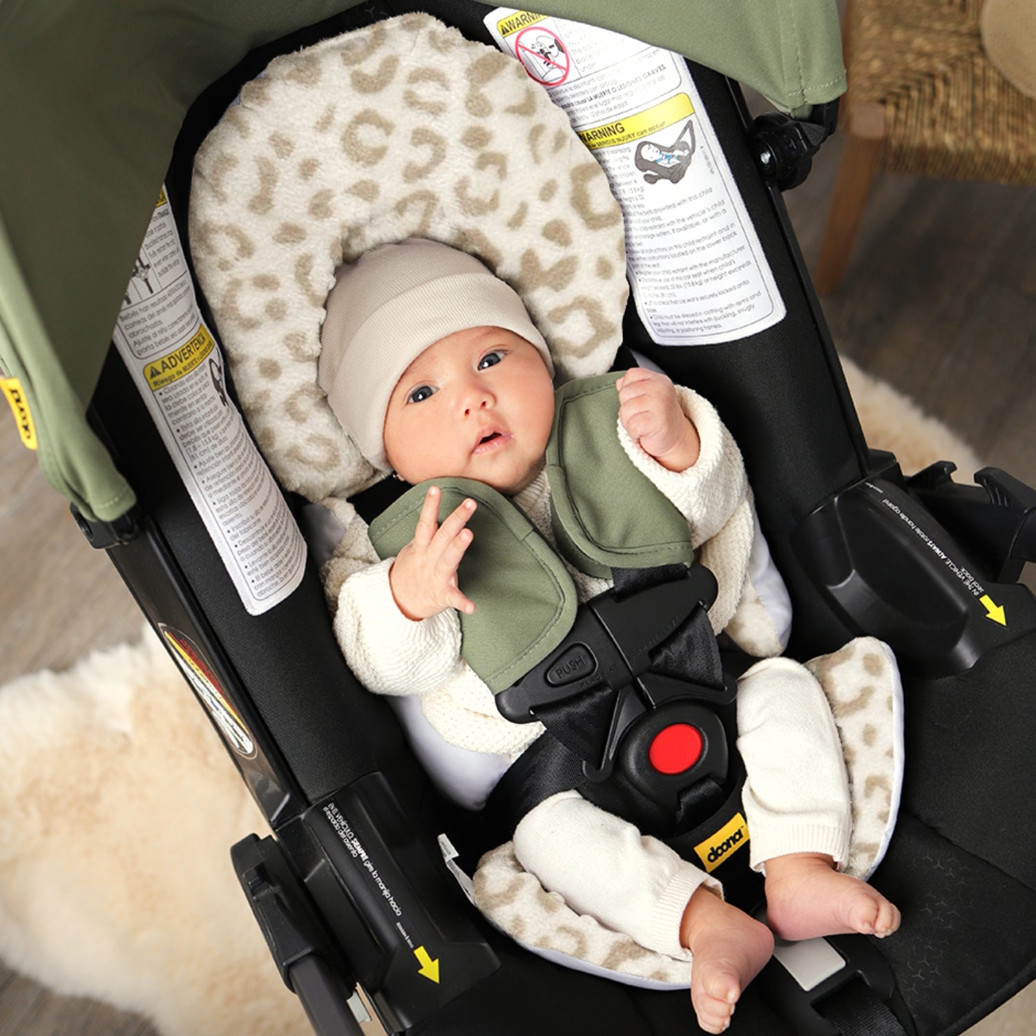 Foto 6 pulgar | Cojín Posicionador Nap Baby Para El Porta Bebé O Cojin Antireflujo Para Carreola O Autoasiento - Manchitas