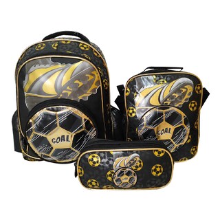 Foto 1 | Set De Mochila Escolar, Tr Ftb07 Futbol Lonchera Y Lapicera