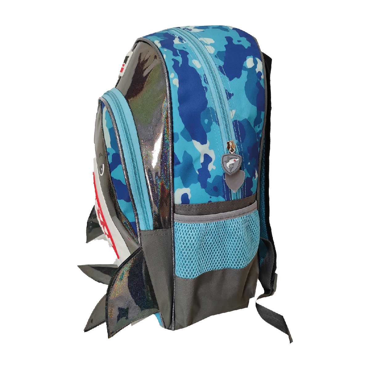 Foto 4 | Set De Mochila Escolar,  Tr Shk06 Shark  Lonchera Y Lapicera