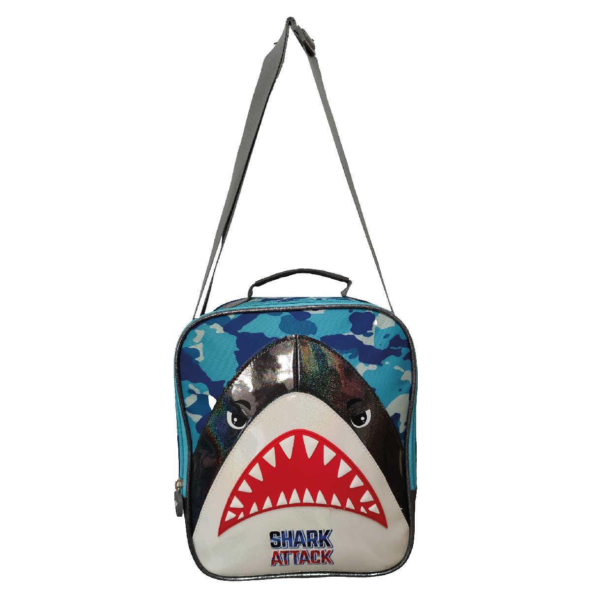 Foto 5 | Set De Mochila Escolar,  Tr Shk06 Shark  Lonchera Y Lapicera