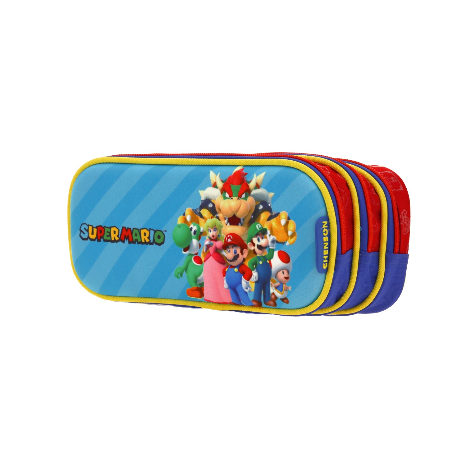 Foto 4 pulgar | Lapicera Triple Estuche Chenson Mario Bros Squat Mb66370-r