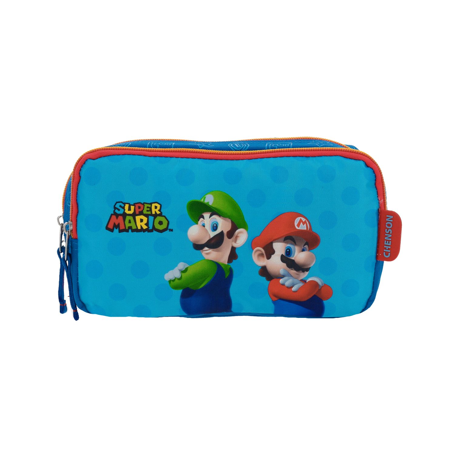 Lapicera Estuche Escolar Chenson Luigi Mario Bros Dues Mb66077-9