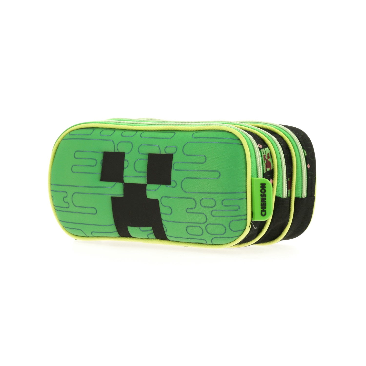 Foto 3 pulgar | Lapicera Escolar Chenson Minecraft Muff Mc66258-g