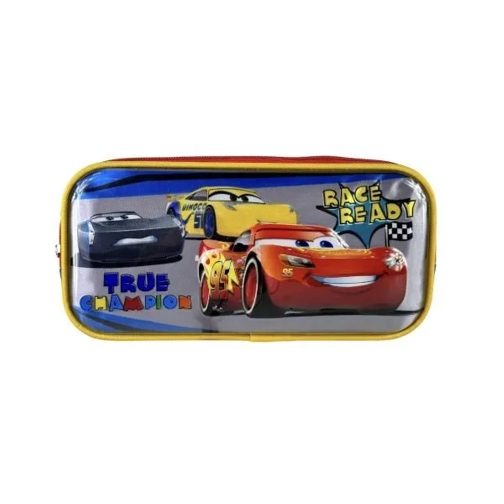 Lapicera Escolar Doble Cierre Ruz Cars Rayo McQueen