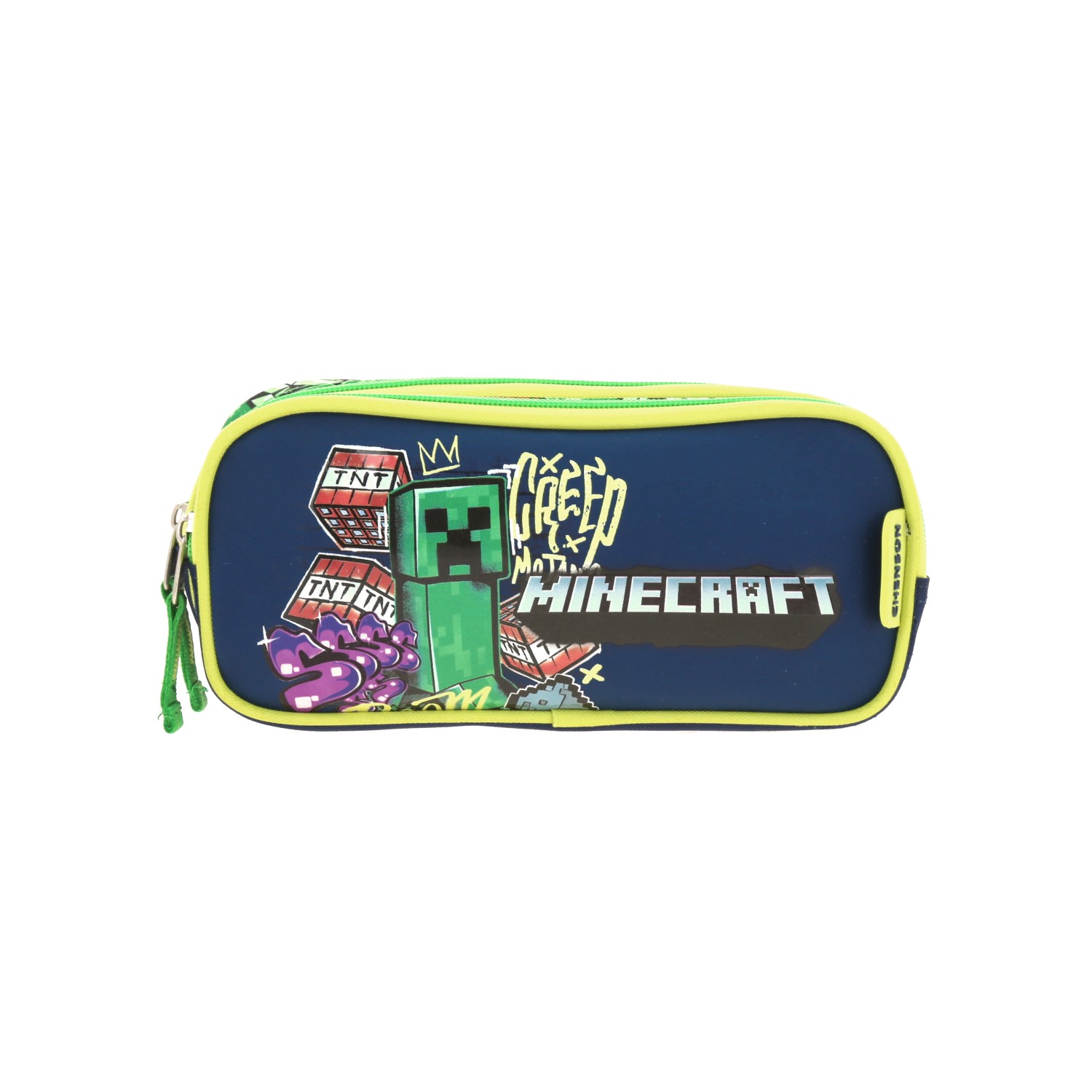 Lapicera Estuche Escolar Chenson Minecraft Bansk Mc65994-9