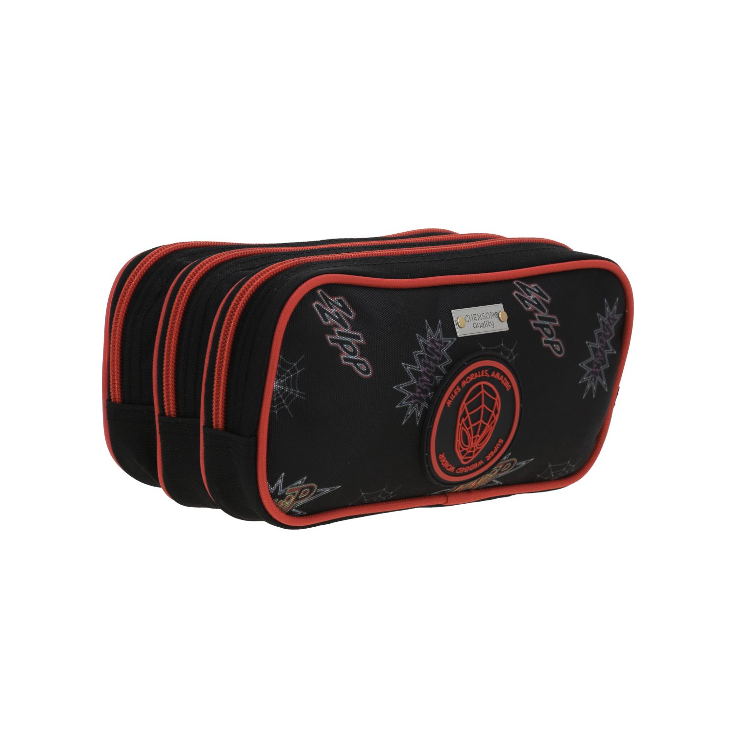 Foto 4 pulgar | Lapicera Estuche Escolar Chenson Miles Morales Marvel Laiper Mm70449-3