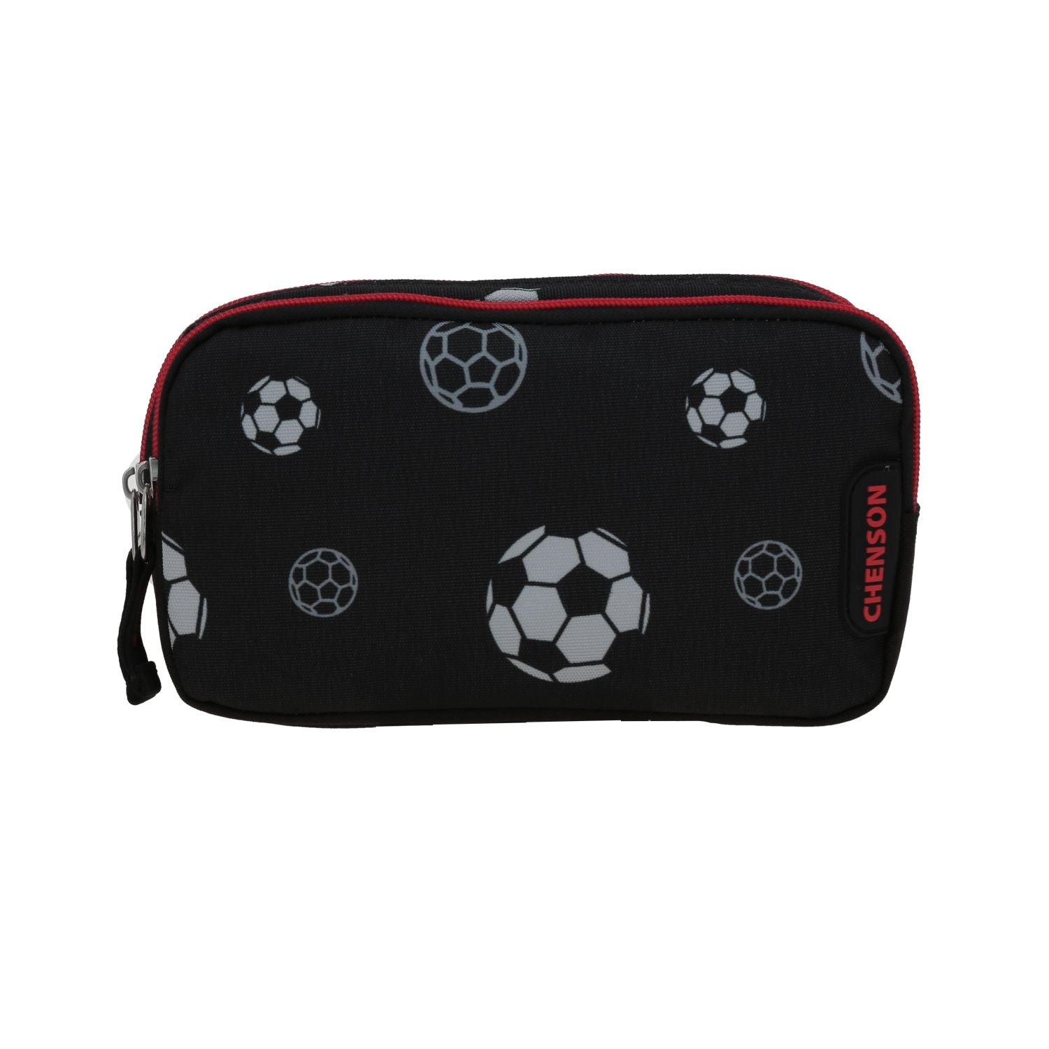 Lapicera Negra Con Pelotas Futbol Chenson Original Biolt