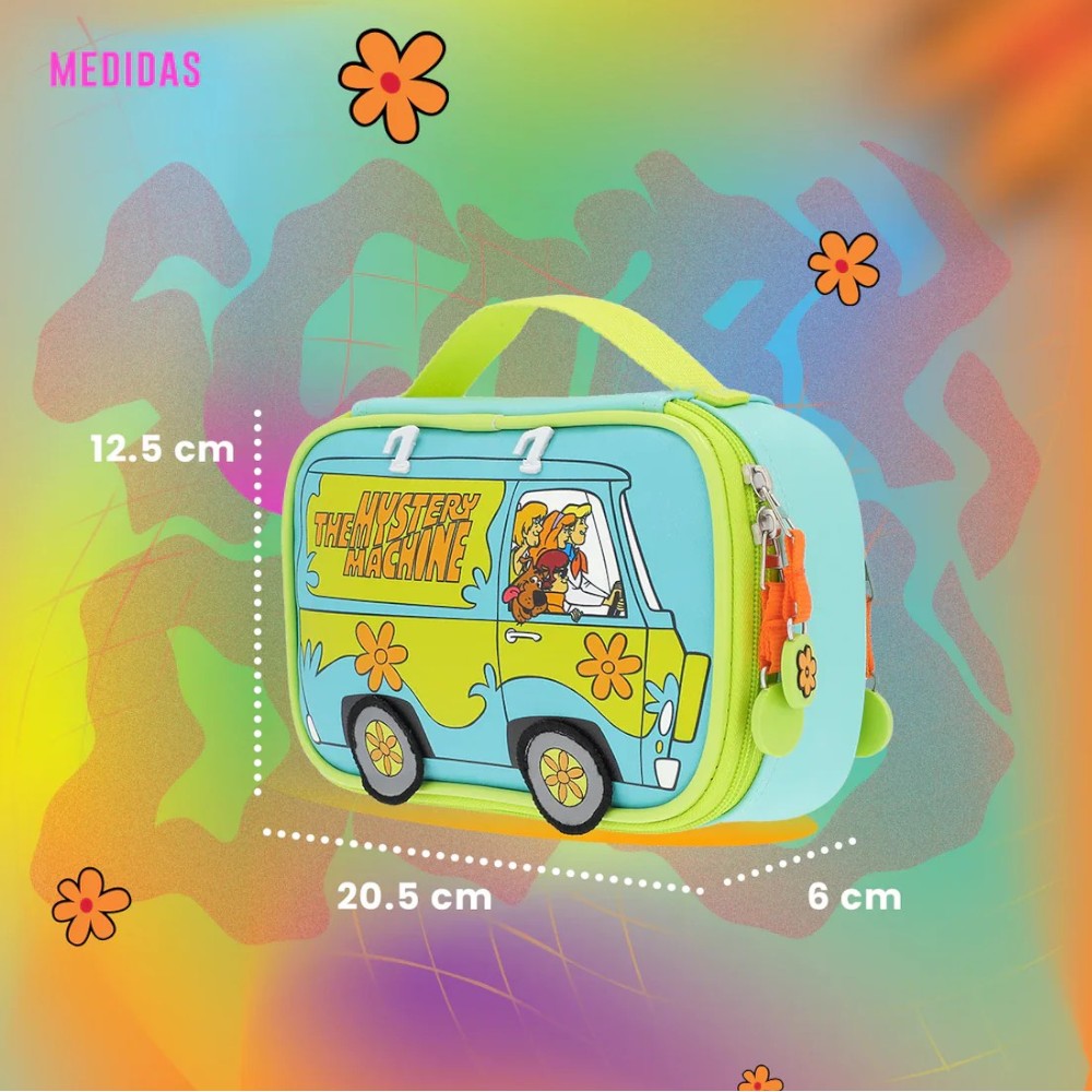 Foto 6 pulgar | Lapicera Estuche Escolar Scooby Doo Máquina Del Misterio Sbd003-pc039a