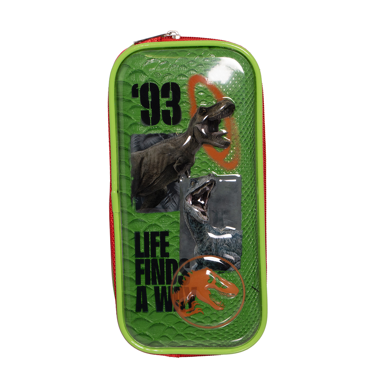 Foto 2 pulgar | Lapicera Doble Infantil Jurassic World 3d
