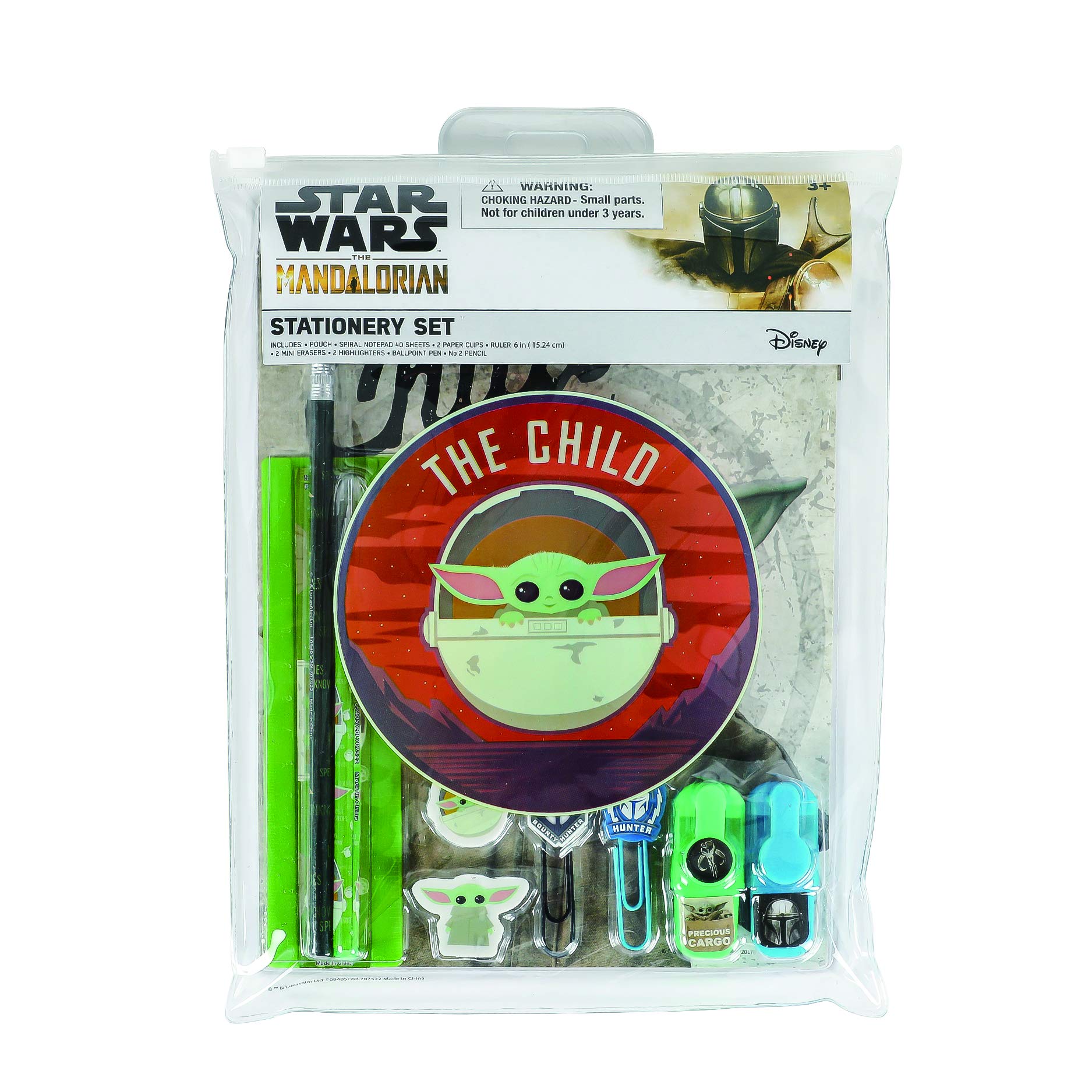 Set De Material Escolar Y De Oficina Con Diseños Innovadores Baby Yoda - Venta Internacional.