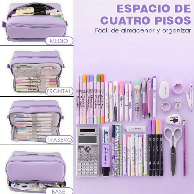Foto 2 | Xtellar Organizador De Lapicera Premium De Gran Capacidad Y Multifuncional