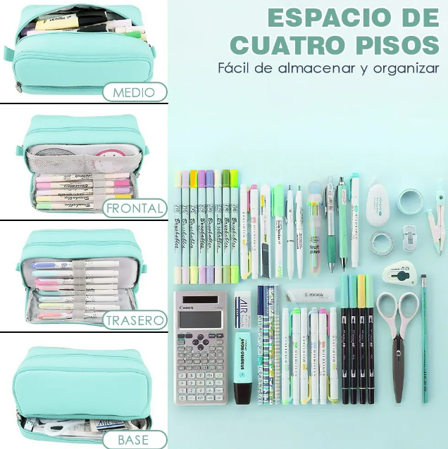 Foto 2 | Xtellar Organizador De Lapicera Premium De Gran Capacidad Y Multifuncional
