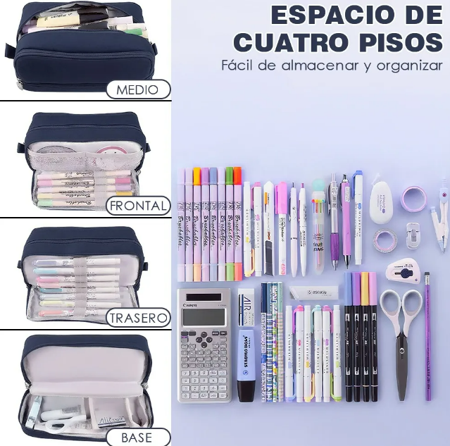 Foto 3 pulgar | Xtellar Organizador De Lapicera Premium De Gran Capacidad Y Multifuncional