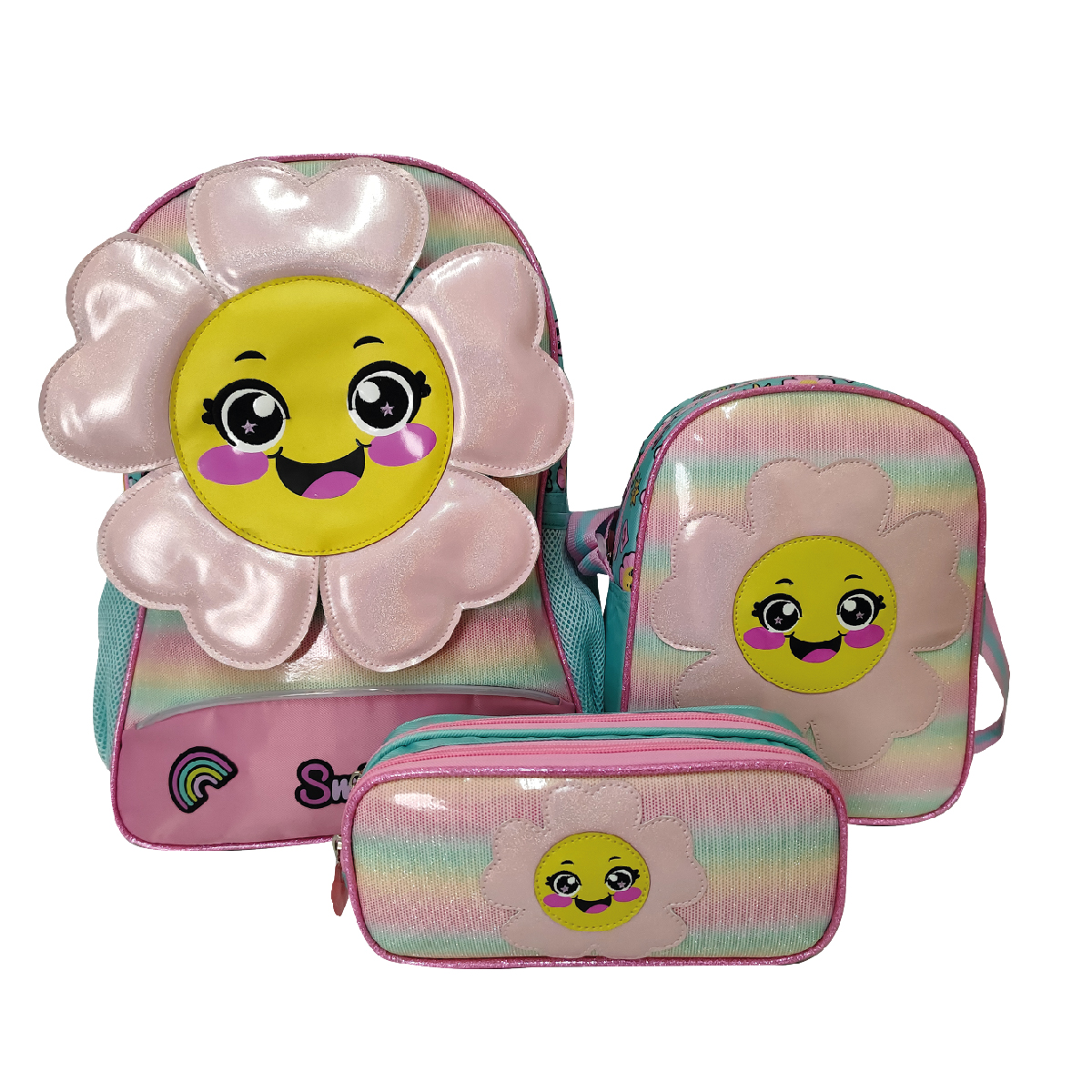 Foto 1 | Set De Mochila Escolar,  Tr Sfl01 Sunflower Lonchera Y Lapicera
