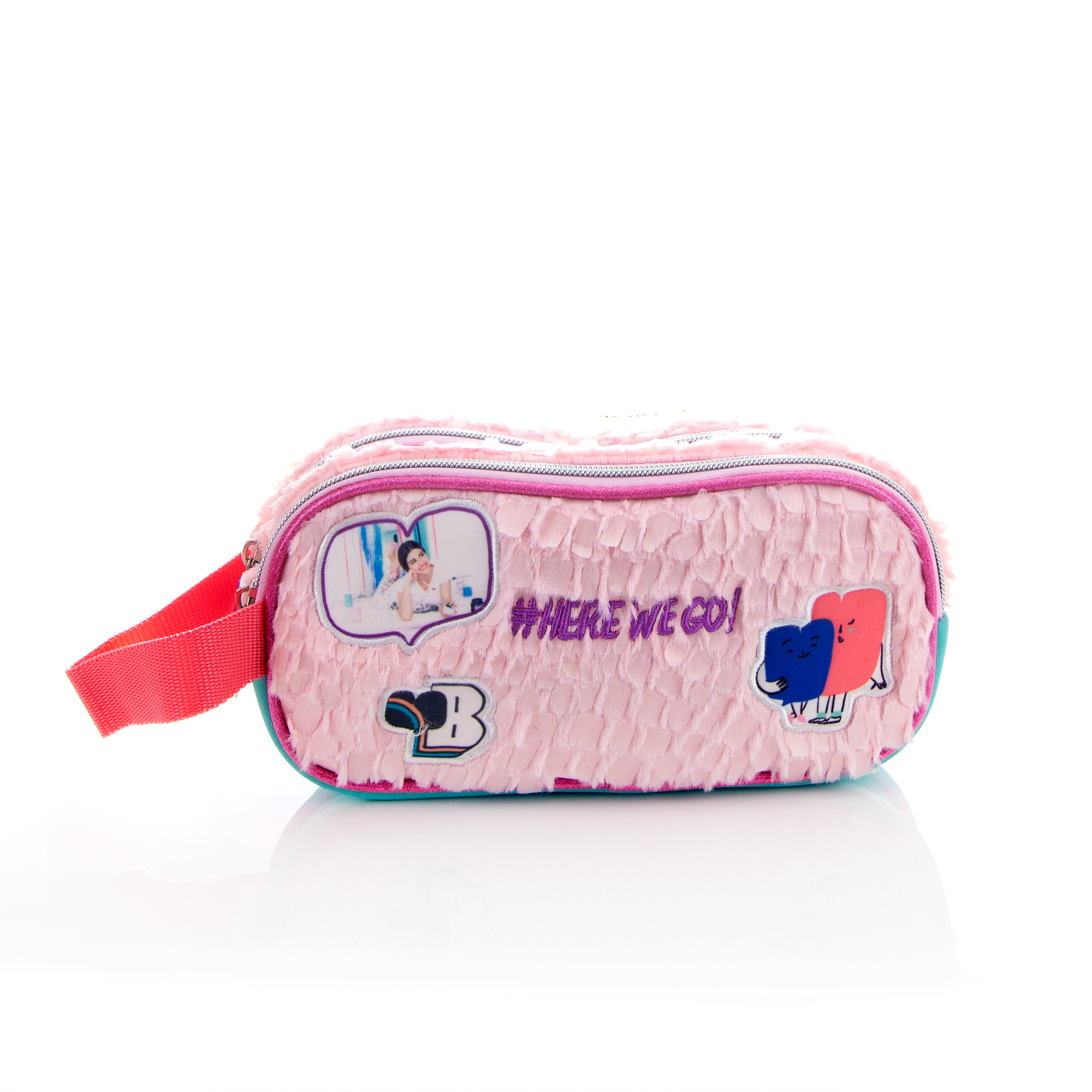 Lapicera dDe Bía Plush Rosa con Textura